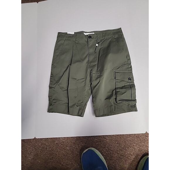 Selected Homme Chino Shorts Mid Rise Zip Fly Cargo Pocket Men Size P/S (B2) - Picture 2 of 3